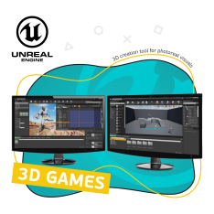 Unreal Engine 4. Игровой движок - КИБЕРшкола программирования для детей, компьютерные курсы для школьников, начинающих и подростков - KIBERone г. Краснообск