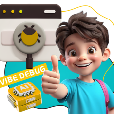 Тестирование & Vibe Debug. Охотники за багами - КИБЕРшкола программирования для детей, компьютерные курсы для школьников, начинающих и подростков - KIBERone г. Краснообск