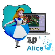 Alice 3d - КИБЕРшкола программирования для детей, компьютерные курсы для школьников, начинающих и подростков - KIBERone г. Краснообск