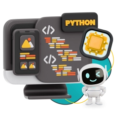 Мой первый сайт с мозгами: Python + AI - КИБЕРшкола программирования для детей, компьютерные курсы для школьников, начинающих и подростков - KIBERone г. Краснообск