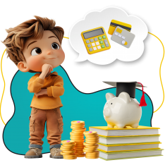 Финансовый интеллект вместе KIBERone - КИБЕРшкола программирования для детей, компьютерные курсы для школьников, начинающих и подростков - KIBERone г. Краснообск