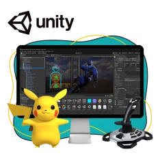 Мир игр на Unity 2D на популярном движке + AI-помощники - КИБЕРшкола программирования для детей, компьютерные курсы для школьников, начинающих и подростков - KIBERone г. Краснообск