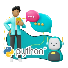 Умный чат-бот на Python на Telegram - КИБЕРшкола программирования для детей, компьютерные курсы для школьников, начинающих и подростков - KIBERone г. Краснообск